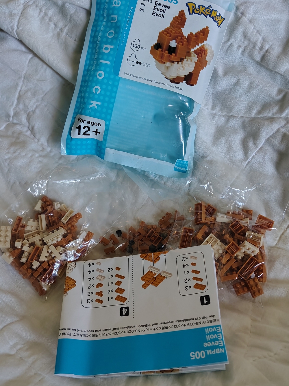 Pokémon Eevee Nano Block Set
